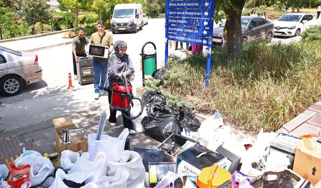 Çankaya'da 50 tona yakın e-atık geri dönüştürüldü