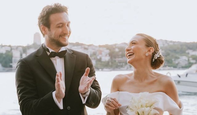 Ünlü oyuncu Damla Sönmez evlendi! Sade nikah töreni dikkat çekti