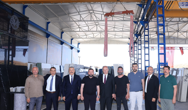 ATO Başkanı Baran, Yuvaköy Mermerciler Sitesini ziyaret etti