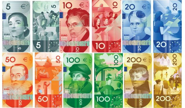 Euro banknotları yenileniyor: 10 tasarım kamuoyuna açıldı