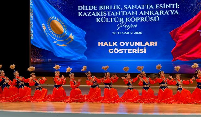 Ankara'da Türkiye-Kazakistan dostluğu halk oyunlarıyla buluştu