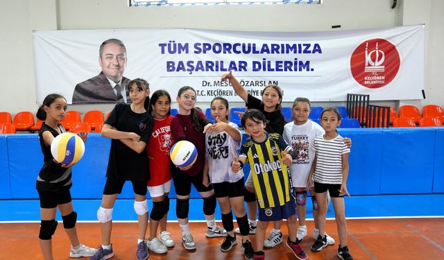 Keçiören'de Yaz Spor Okullarına yoğun ilgi
