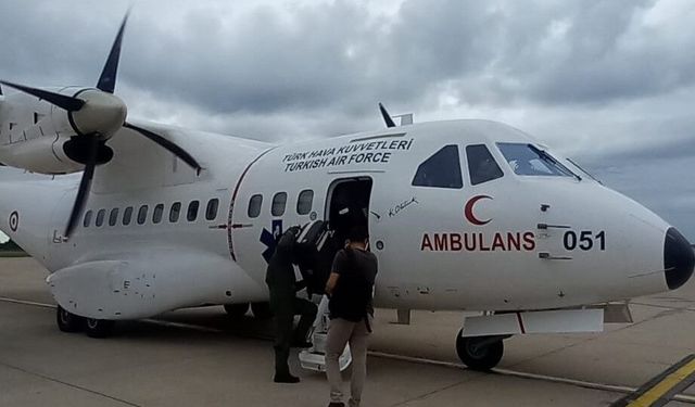 Ambulans uçakla organ greftleri Ankara'ya ulaştırıldı