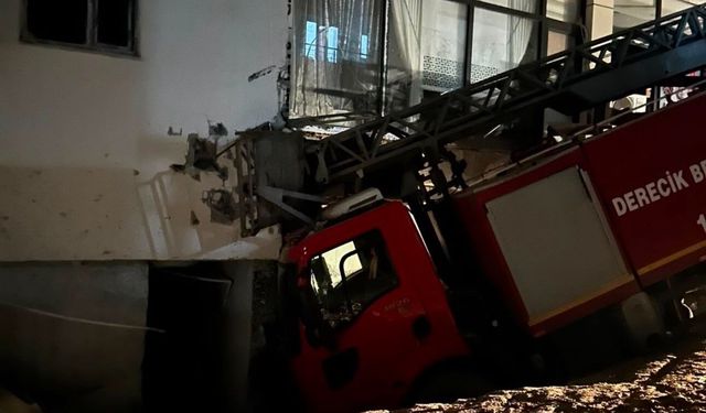 İtfaiye aracının kayması sonucu Uzman Çavuş hayatını kaybetti