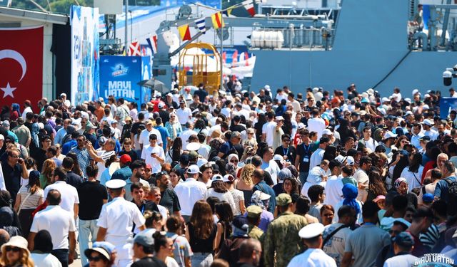 TEKNOFEST Mavi Vatan’da yoğunluk: Gölcük Tersanesi ziyaretçi akınına uğradı