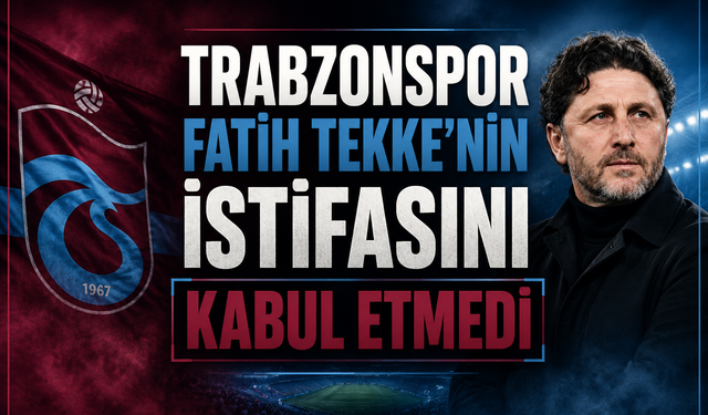 Trabzonspor Fatih Tekke'nin istifasını kabul etmedi