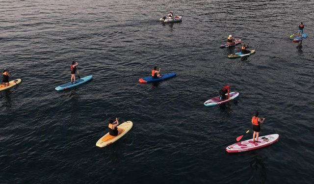 Fatsa’da gün SUP’la başlıyor: Sahillerde renkli görüntüler