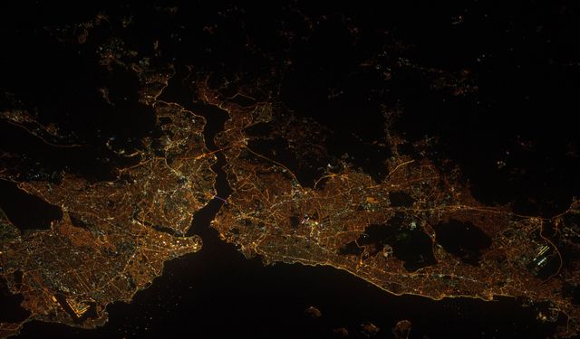 İstanbul’un uzaydan çekilen görüntüleri dikkat çekti