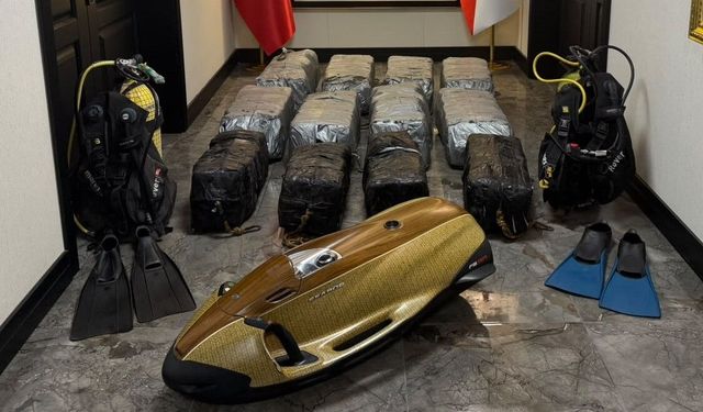Mersin Limanı’nda su altındaki zuladan 350 kilo kokain çıktı