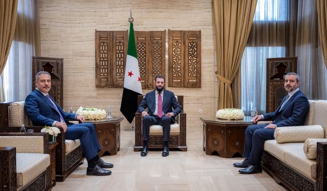 Hakan Fidan, Şam’da Ahmed eş-Şara ile görüştü