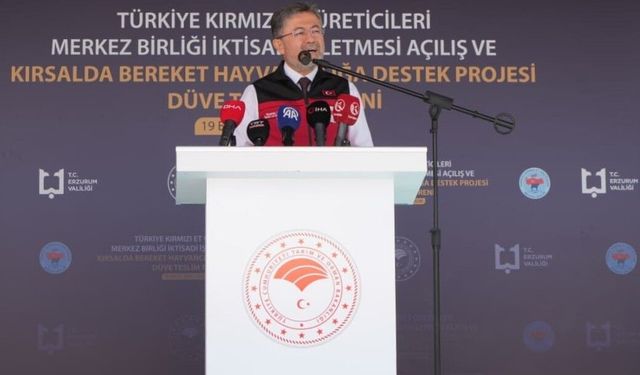 Erzurum'a 25 bin büyükbaş kapasiteli hayvancılık üssü