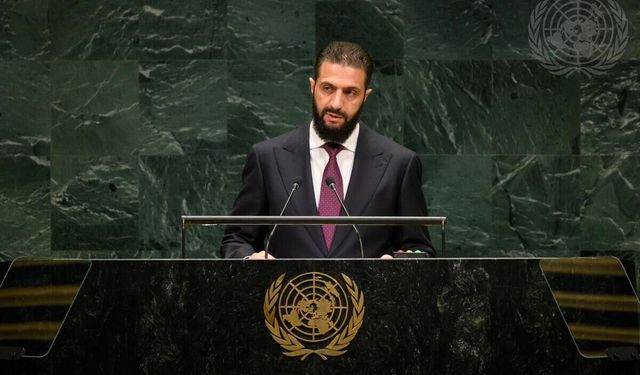 Eş-Şara'dan BM kürsüsünde İsrail'e Golan mesajı