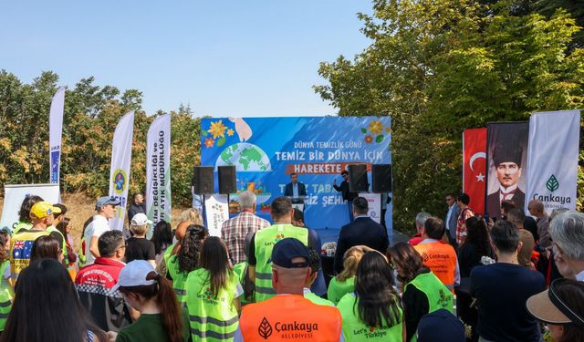 Çankaya’da Dünya Temizlik Günü’nde çevre mesaisi