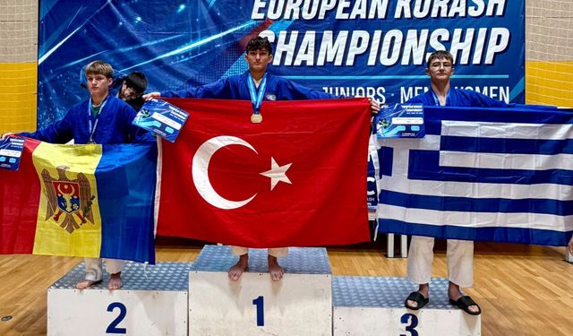 Düzceli sporculardan Kuraş Avrupa Şampiyonası’nda 3 altın