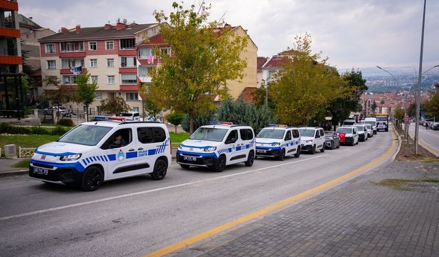 Gölbaşı Belediyesi filosuna 56 yeni araç kattı