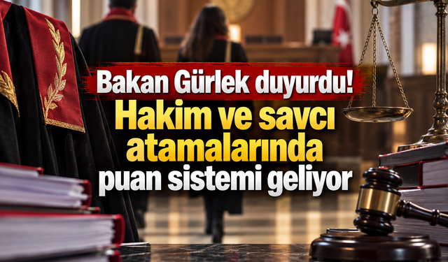 Hakim ve savcı atamalarında puan sistemi geliyor