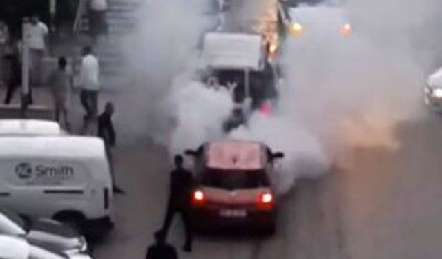 Keçiören’de patinaj yapan sürücüye ceza