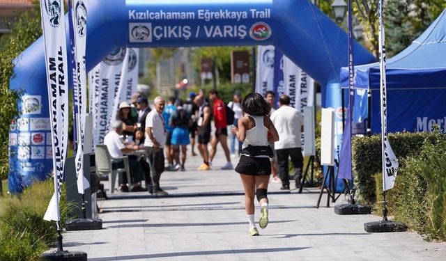 Kızılcahamam’da Eğrekkaya Trail Maratonu düzenlendi