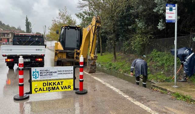 Kocaeli'de sağanak önlemi: Ekipler 24 saat görevde