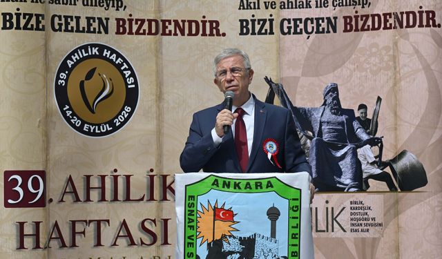 Mansur Yavaş, Ahilik kültürünün önemine dikkat çekti