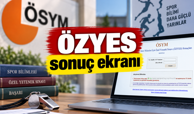 2026 ÖZYES sonuçları nereden sorgulanacak?  ÖZYES sonuç ekranı