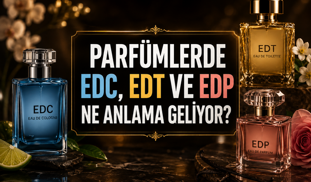 Parfümlerde EDC, EDT ve EDP ne anlama geliyor?