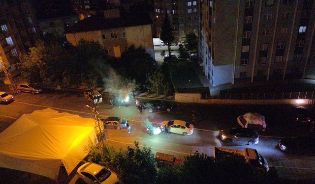 Samsun’da asker eğlencesi mahalleyi ayağa kaldırdı