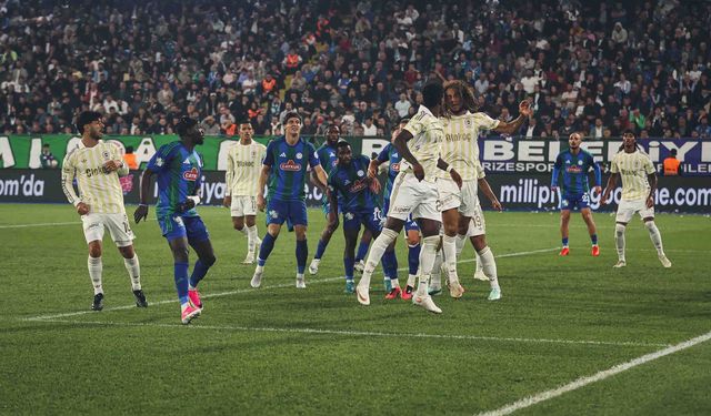 Fenerbahçe Rize’de farklı kazandı