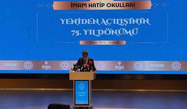 Bakan Tekin: İmam hatiplerin üçüncü kurucusu Erdoğan