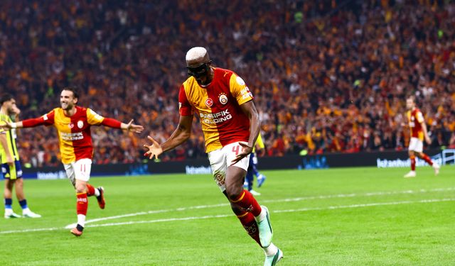 Derbide Osimhen şov: Galatasaray seriyi 40 maça çıkardı