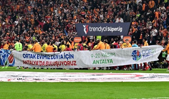 Süper Lig'den COP31'e destek