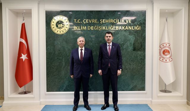 Bakan Kurum ve Mansur Yavaş bir araya geldi