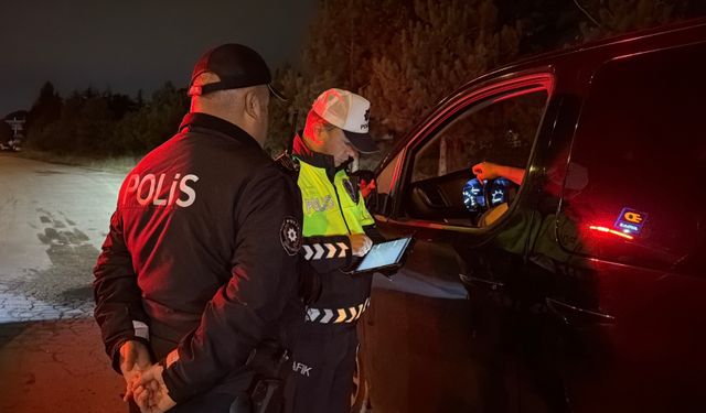 Bolu'da bir ayda 162 bin araç denetlendi