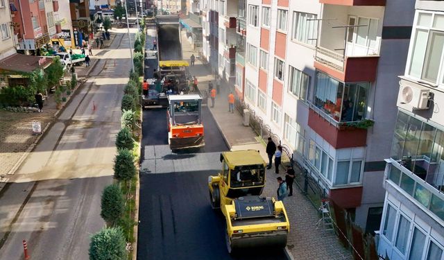 Giresun’da asfalt mesaisi