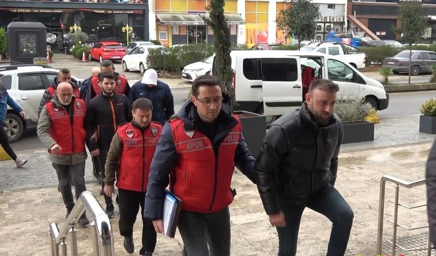 Trabzonspor taraftarlardan biri tahliye oldu