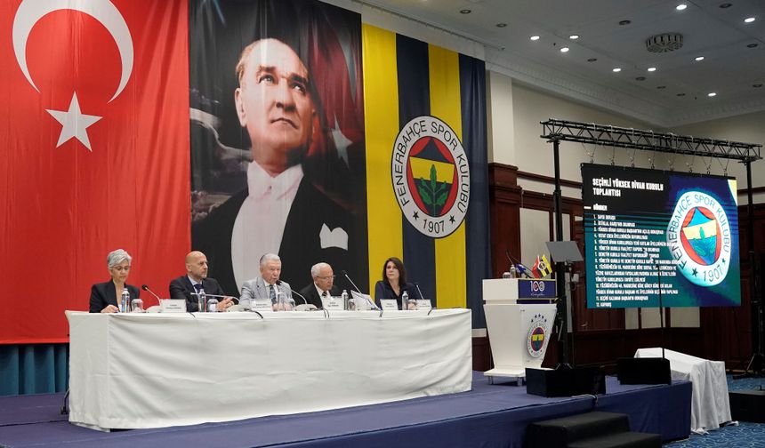 Fenerbahçe’de Seçimli Yüksek Divan Kurulu toplantısı başladı!
