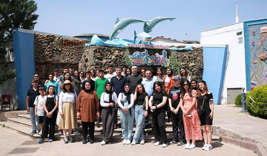 Keçiören'de Adana’dan gelen lise öğrencilerine gezi
