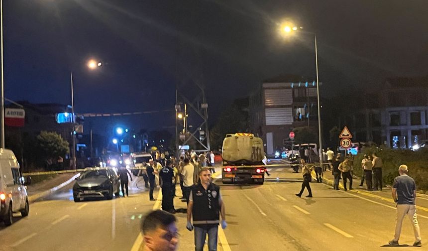 Kocaeli'de polisten kaçan motosiklet sürücüsü kaza yaptı