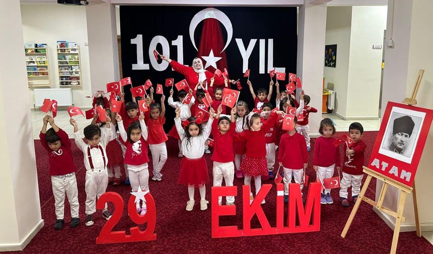 Altındağlı miniklerde 29 Ekim Coşkusu