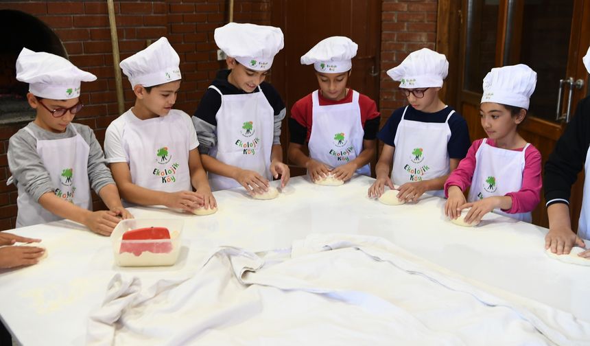 Mamak’ta Ekolojik Köy, Öğrencilere Eğitim Verdi