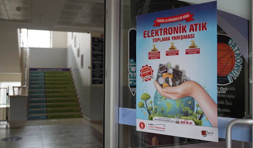 Keçiören'de "Elektronik Atık Toplama Yarışması" başladı