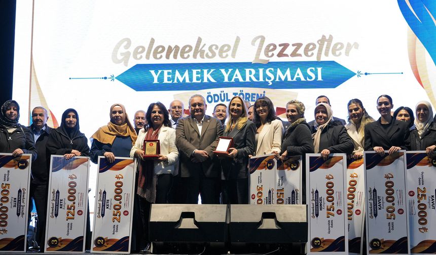 Keçiören'de Geleneksel Yemek Yarışması Ödülleri