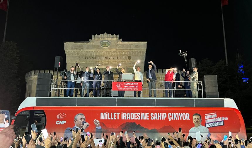 CHP lideri Özel: Cevabımız Beyazıt Meydanı’dır!