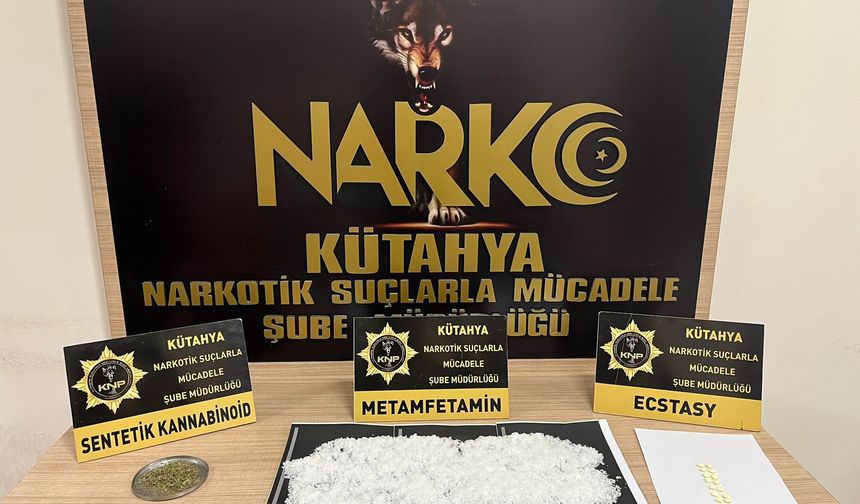 Kütahya'da yasaklı madde operasyonu!