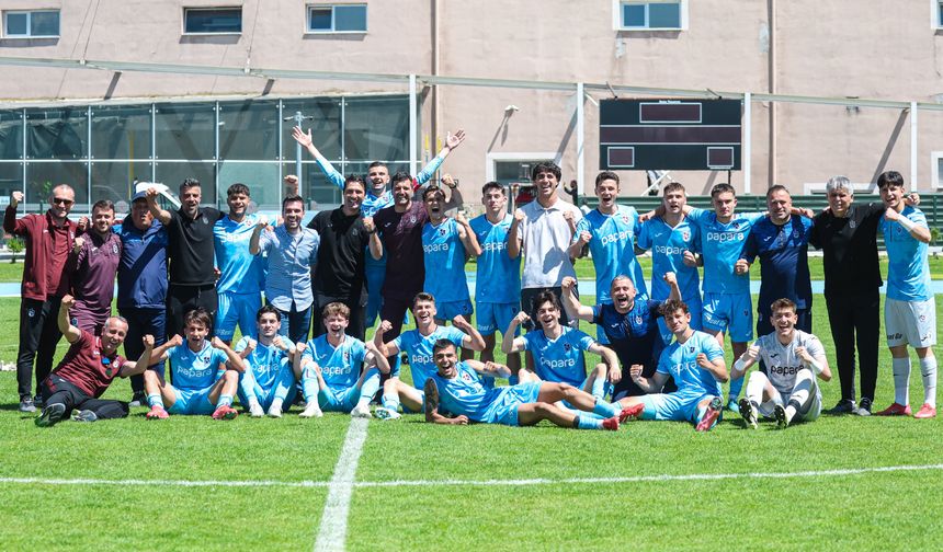 Trabzonspor U19, şampiyonluğu Kayseri’de ilan etti!