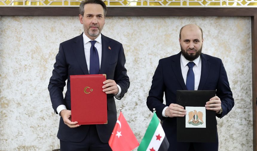 Türkiye-Suriye arasında enerjide mutabakat zaptı imzalandı