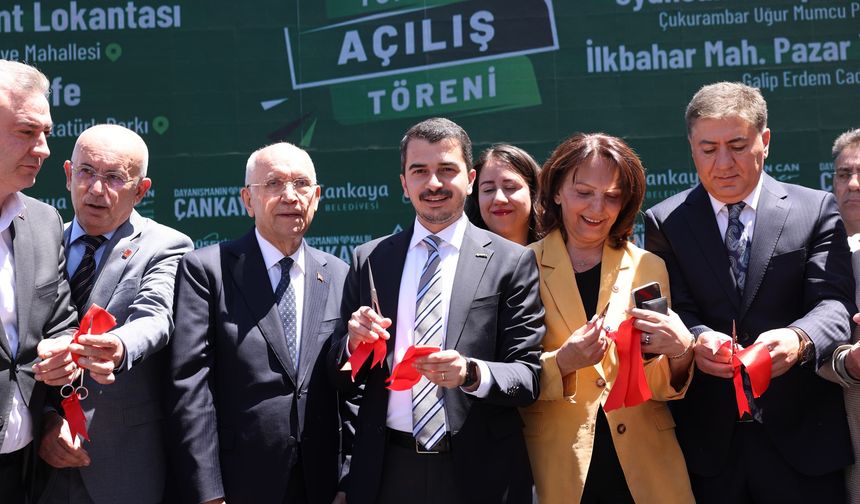 Çankaya’ya dört yeni tesis birden açıldı