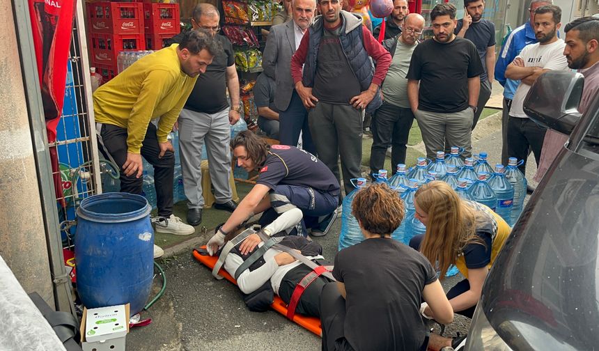 Çorlu'da sokak ortasında darp!