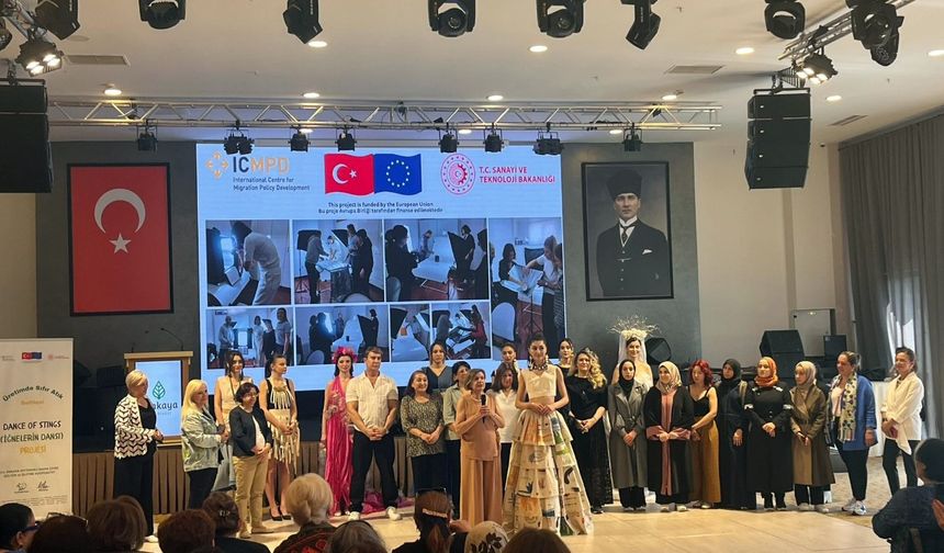Ankara'da kadın kooperatiflerinden sıfır atık defilesi!