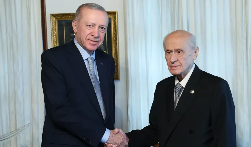 Cumhurbaşkanı Erdoğan, MHP Lideri Bahçeli’yi ziyaret etti